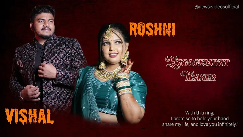 Still from Engagement  Teaser · Vishal & Roshni